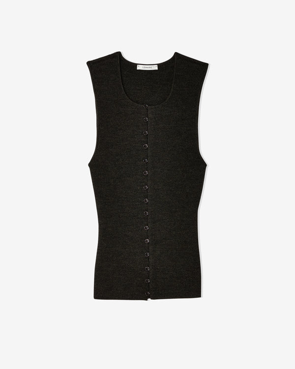 Lemaire - Women
s Sleeveless Top - (Dark Espresso)