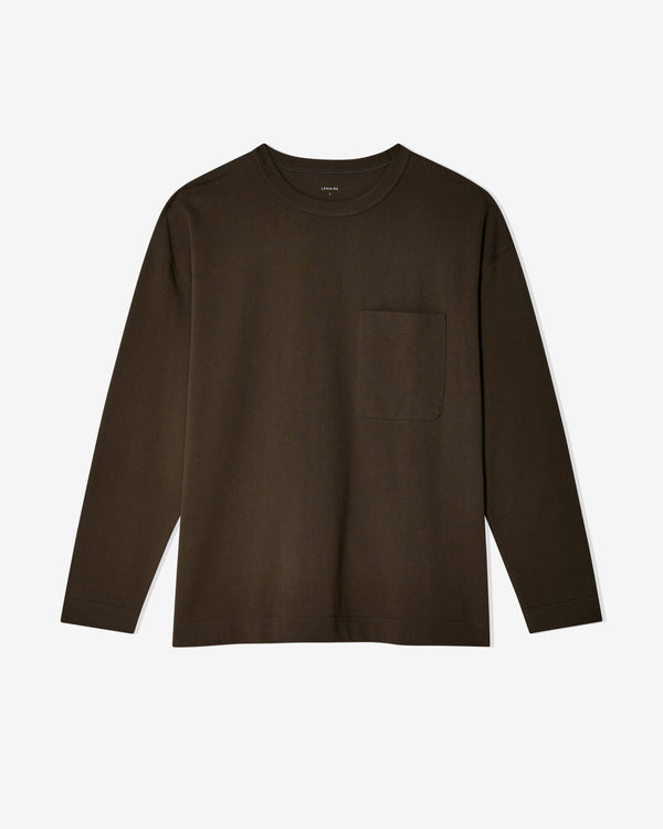 Lemaire - Men
s Long Sleeve T-Shirt - (Espresso)