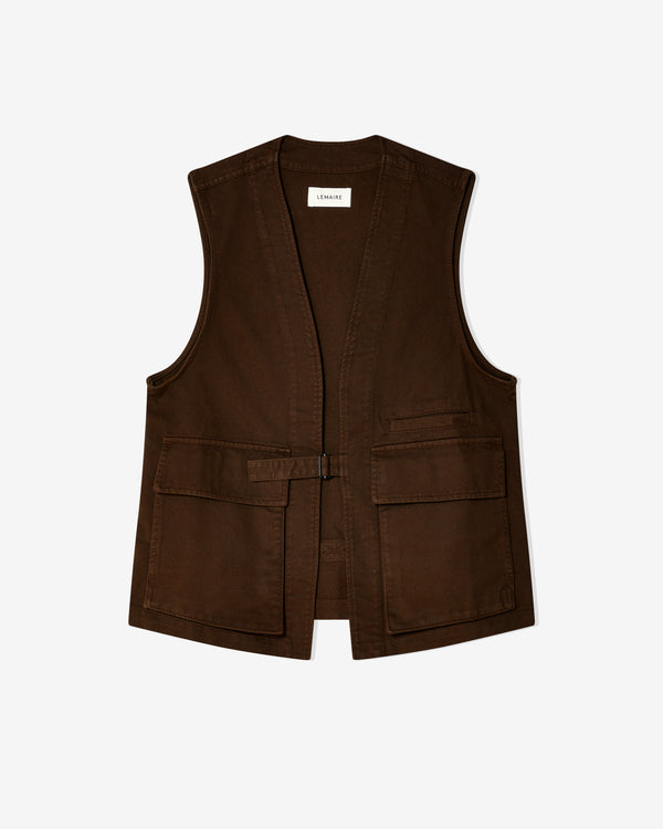 Lemaire - Men
s Utility Gillet - (Espresso)