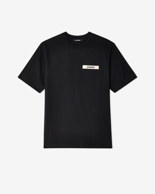 Jacquemus - Men
s Le T-Shirt Gros Grain - (Black)