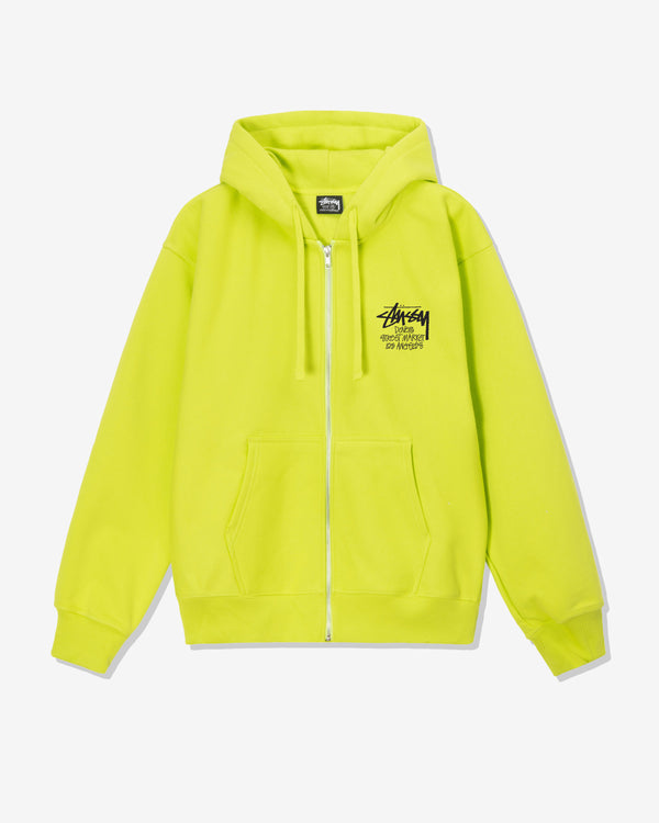 Stüssy - Men
s DSM Los Angeles Zip Hood - (Key Lime)