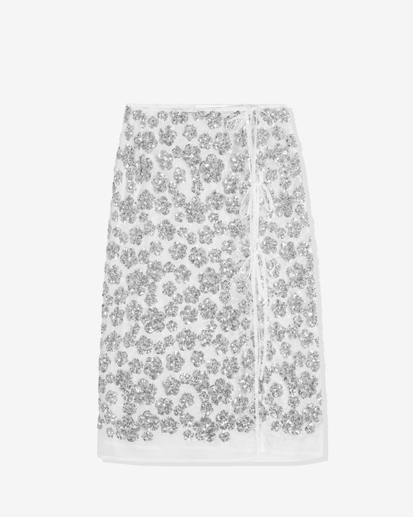 Cecilie Bahnsen - Women
s Ariana Skirt - (Silver)