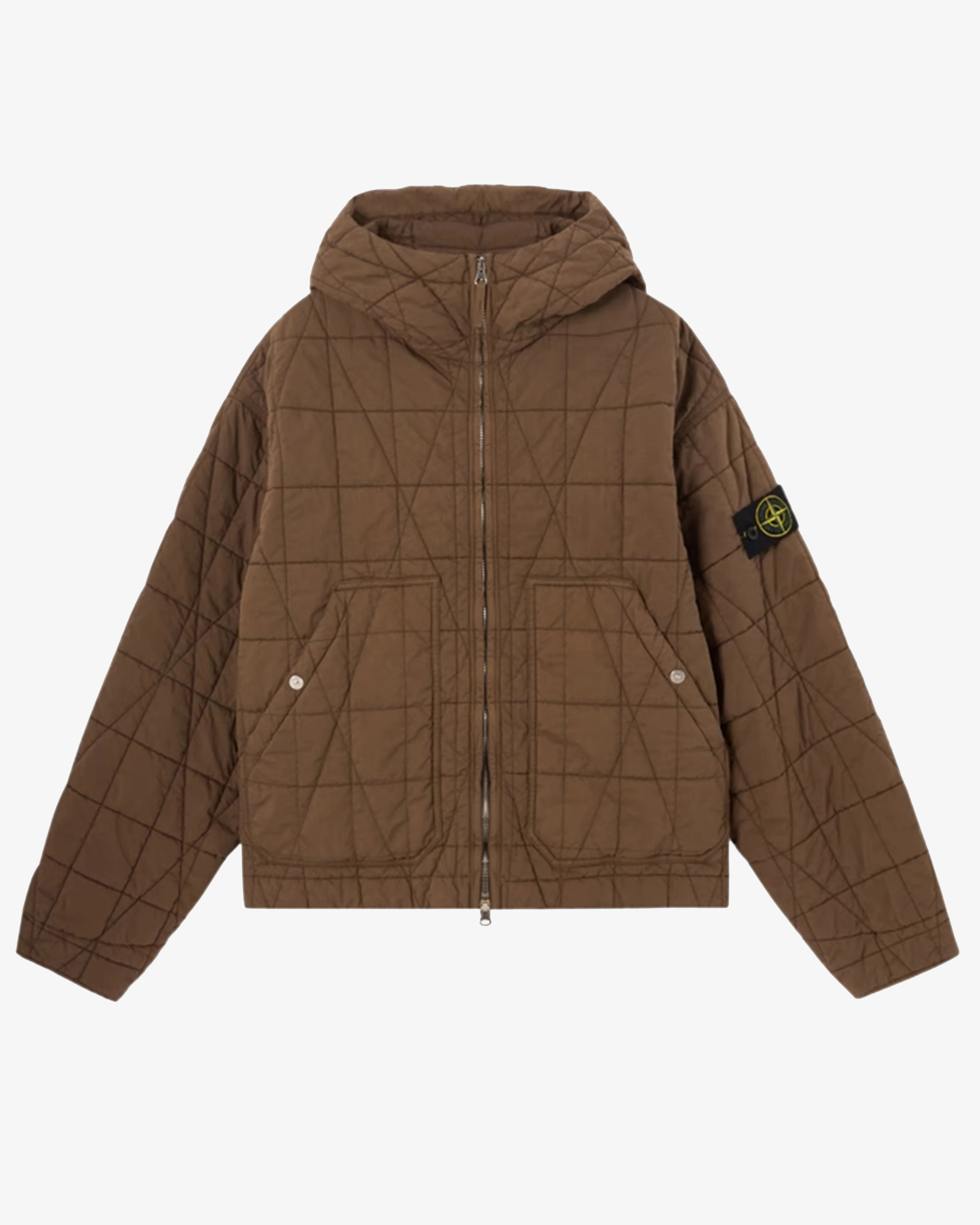 Stone Island - Men's Nylon Tela Quilted-TC Jacket - (Umber)