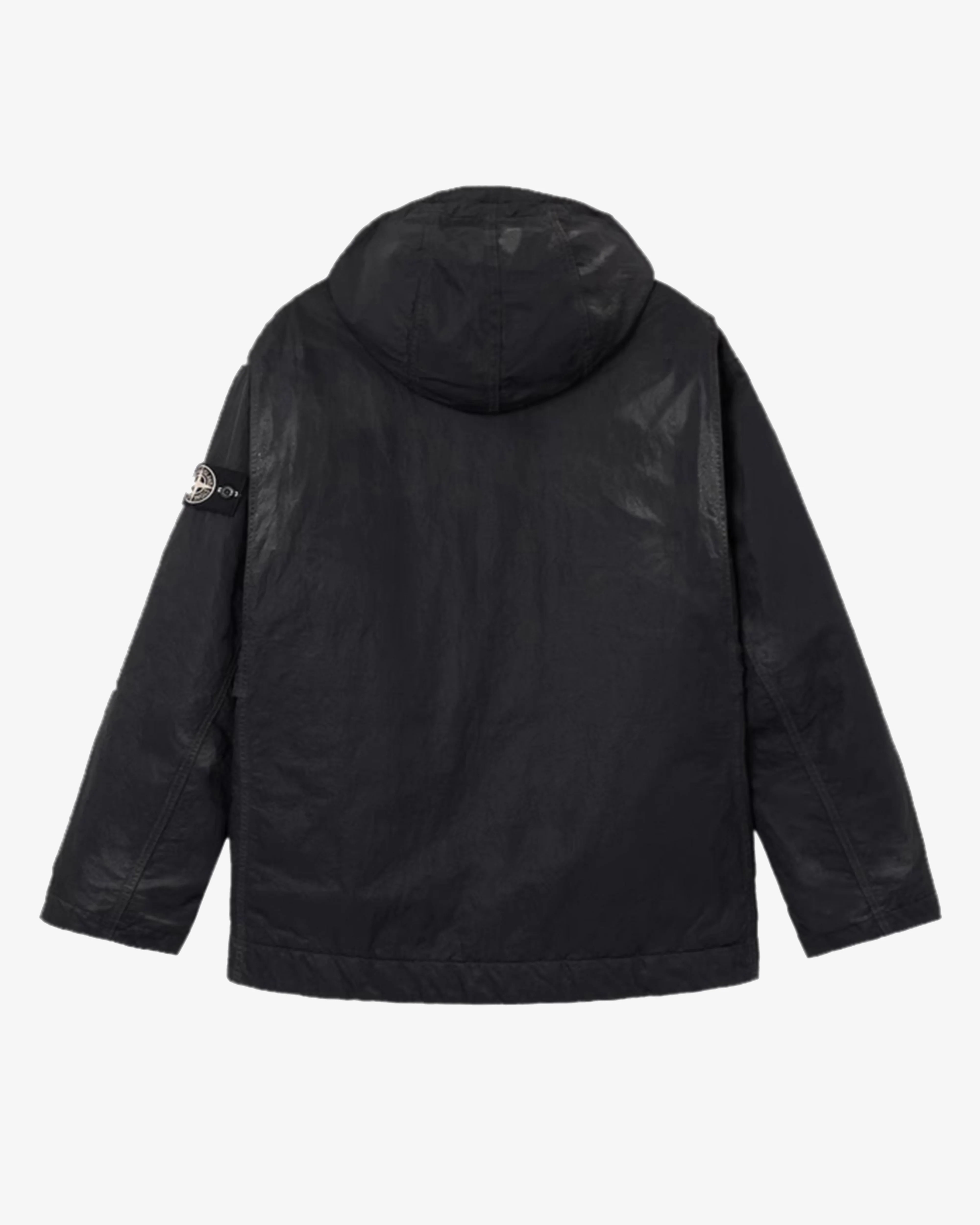 Stone Island - Men's Dense Nylon T-C Hand Sprayed Reflective Jacket - (Black)
