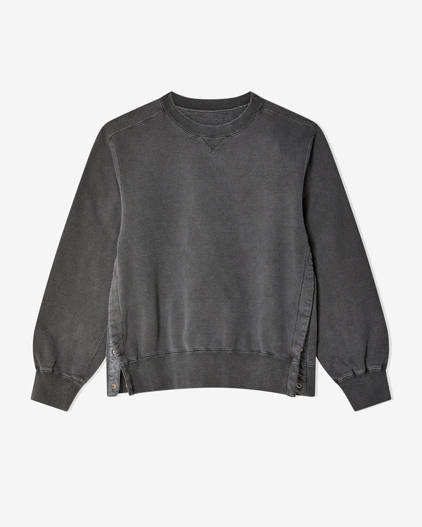 Sacai - Men
s Garment Dye Cotton Jersey Pullover - (Black)