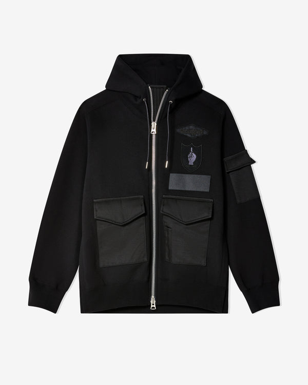 Sacai - Sacai x Spiewak Multi Patch Zip Hoodie - (Black)