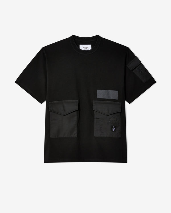 Sacai - Sacai x Spiewak Men
s Multi Patch T-Shirt - (Black)