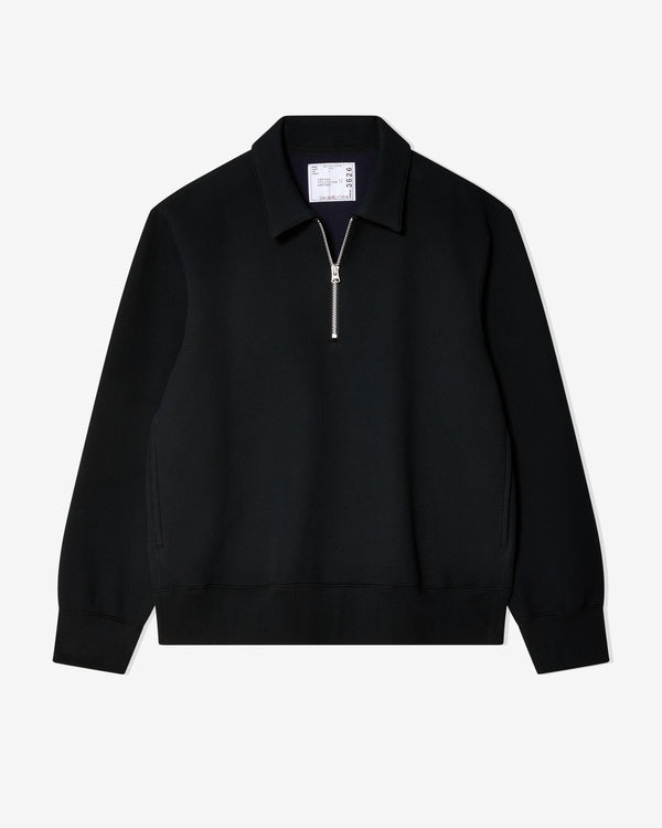 sacai - Men
s Sponge Sweat Polo Shirt - (Black)