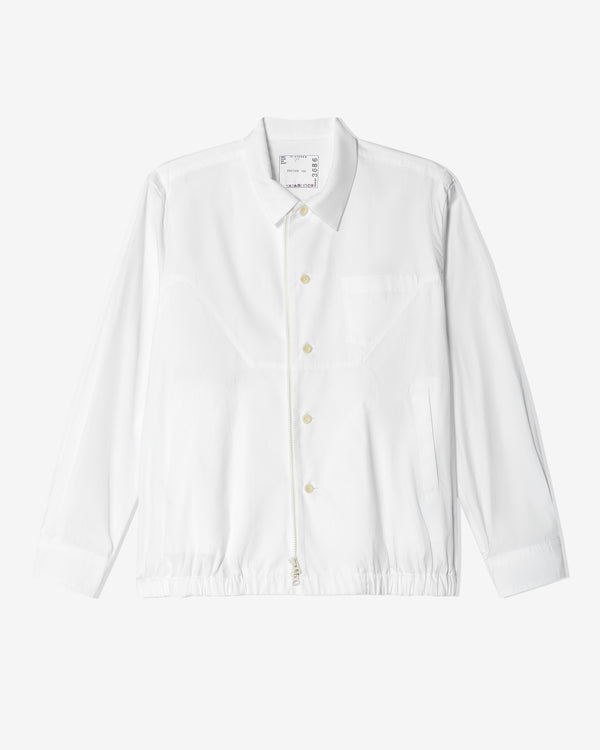 sacai - Men
s Shirting Jacket - (Off White)