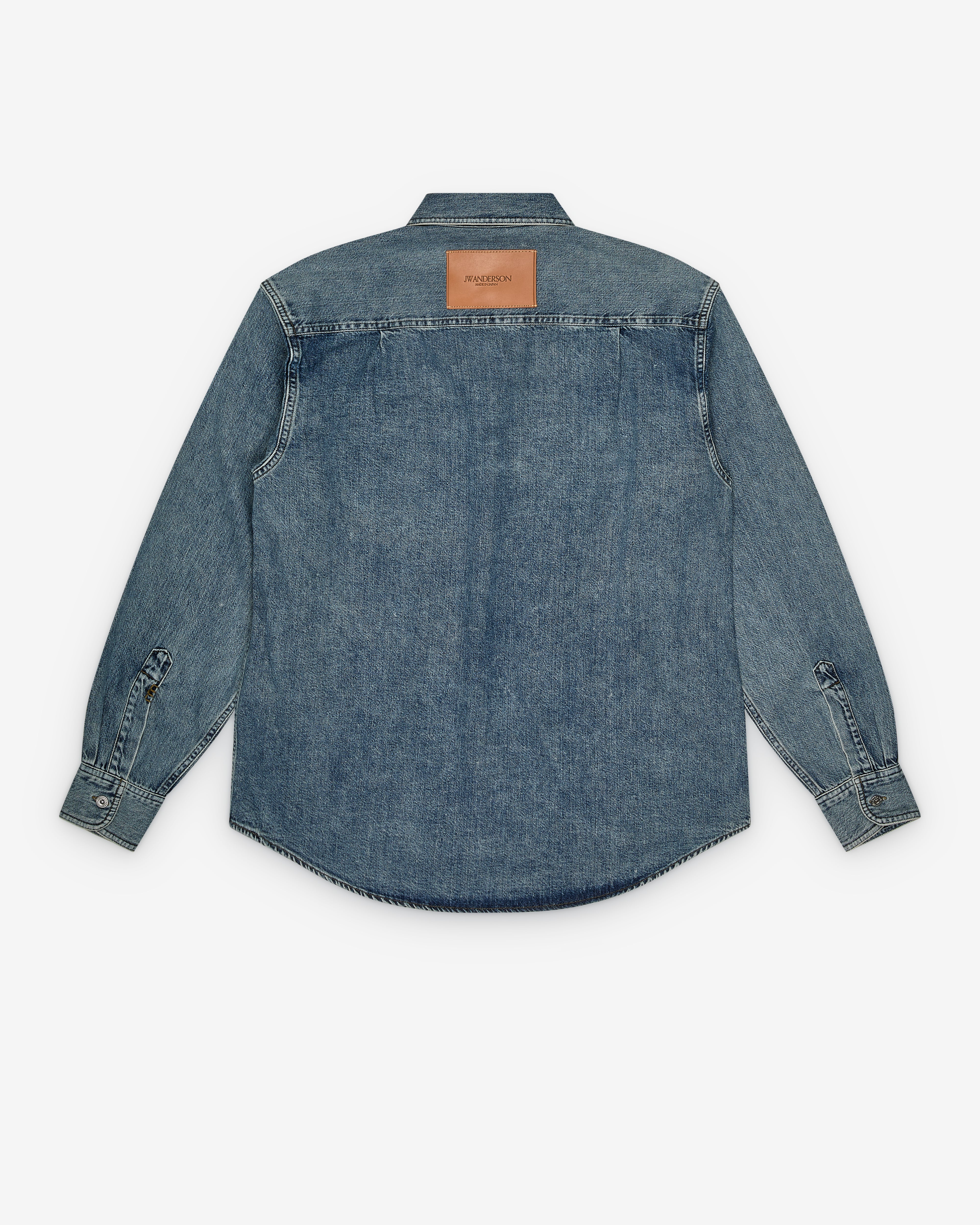 JW Anderson - Men's Oversized Shirt - (Mid Blue)