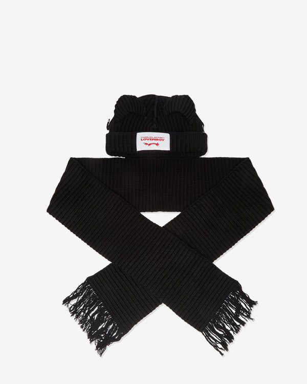 Charles Jeffrey - Men
s Chunky Beanie Scarf - (Black)