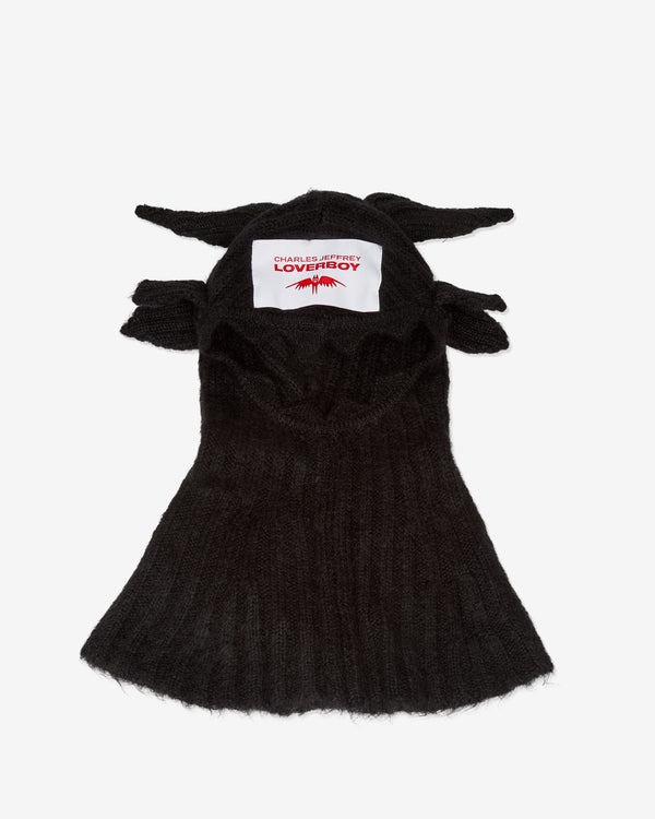 Charles Jeffrey - Men
s Mohair Croco Balaclava - (Black)