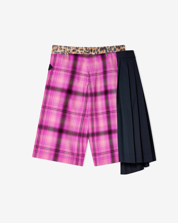 Charles Jeffrey - Men
s Pleated Skort - (Blue-Multi)