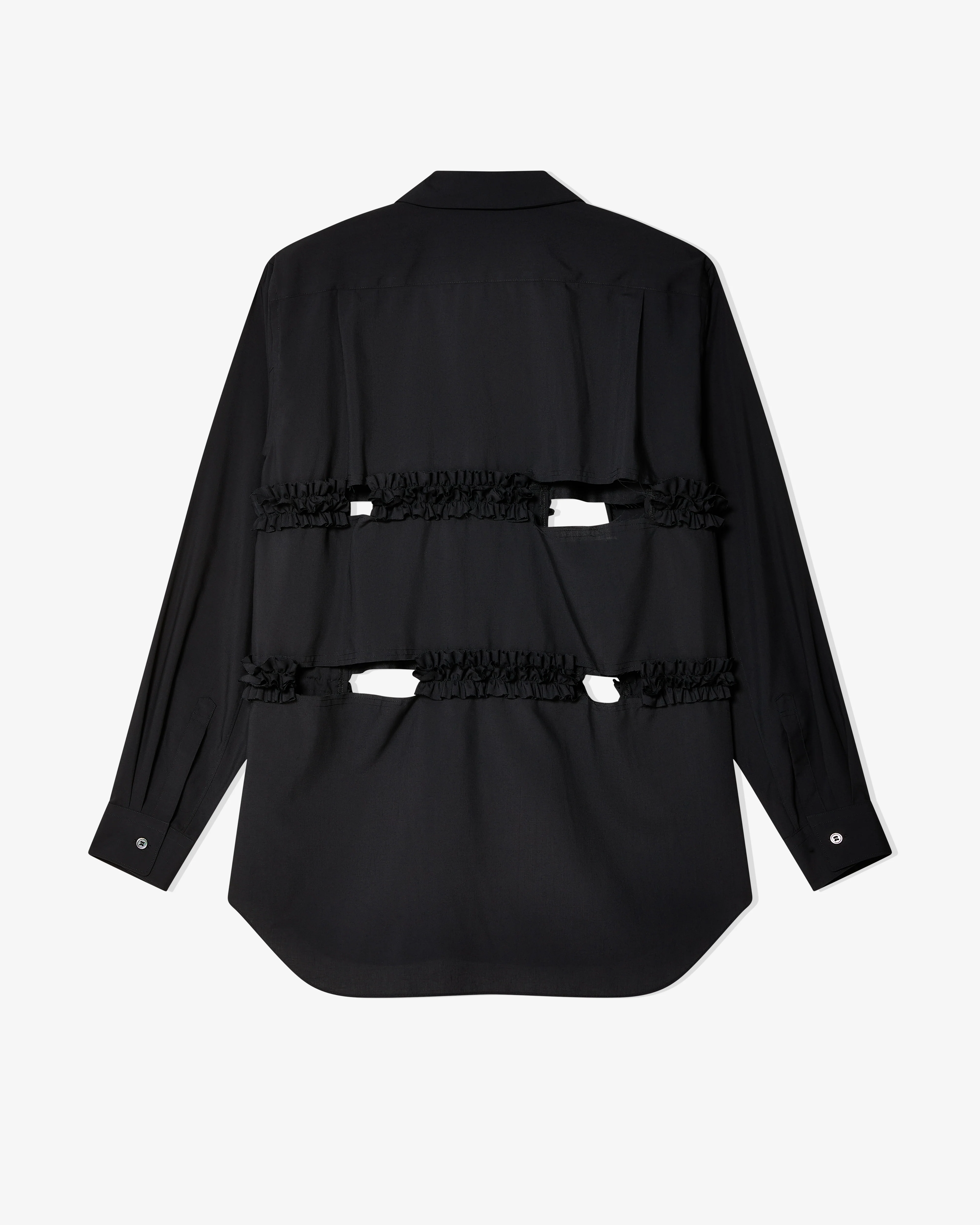 Black Comme des Garçons - Ruffle Shirt - (Black)
