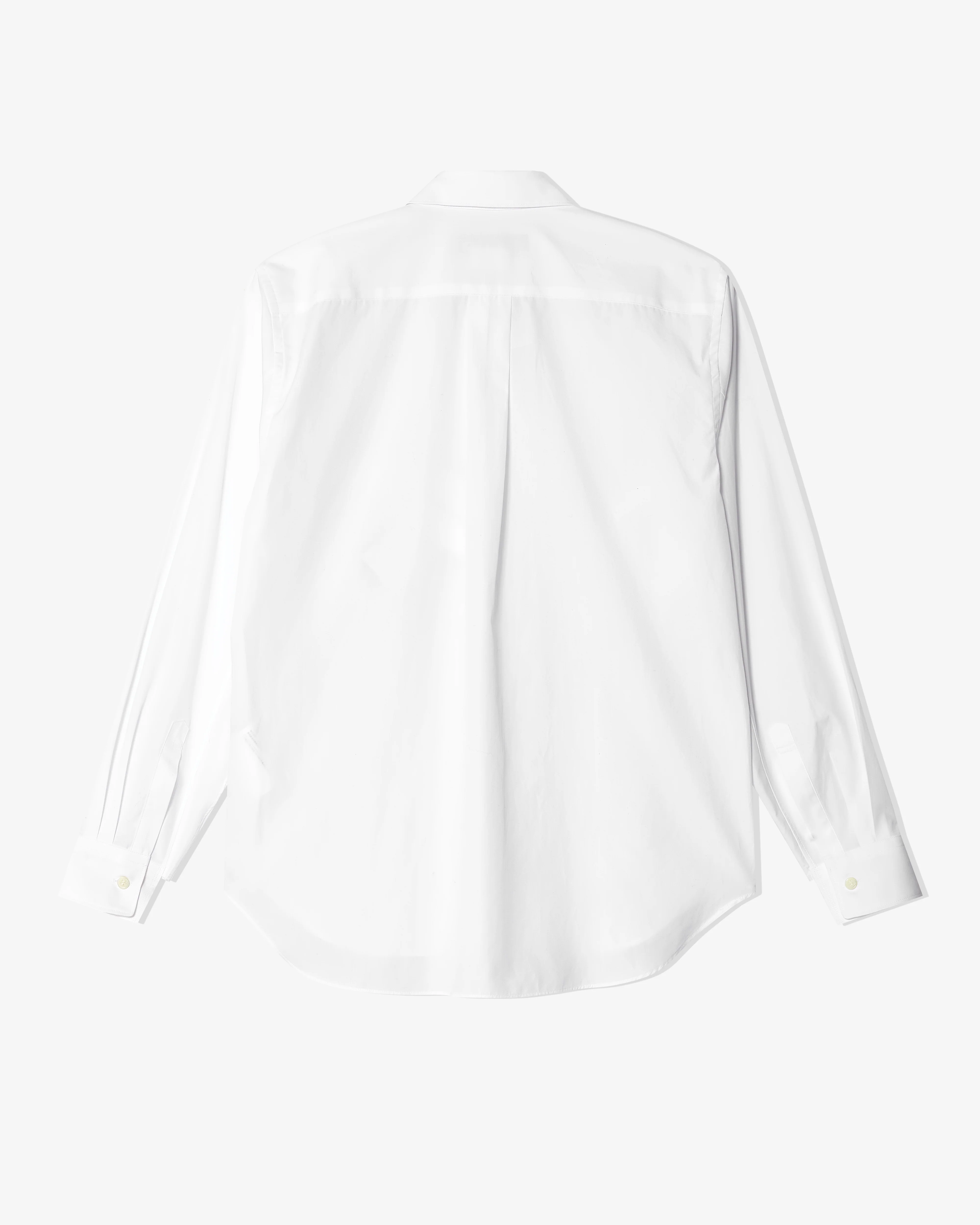 Black Comme des Garçons - Cut Collar Shirt - (White)