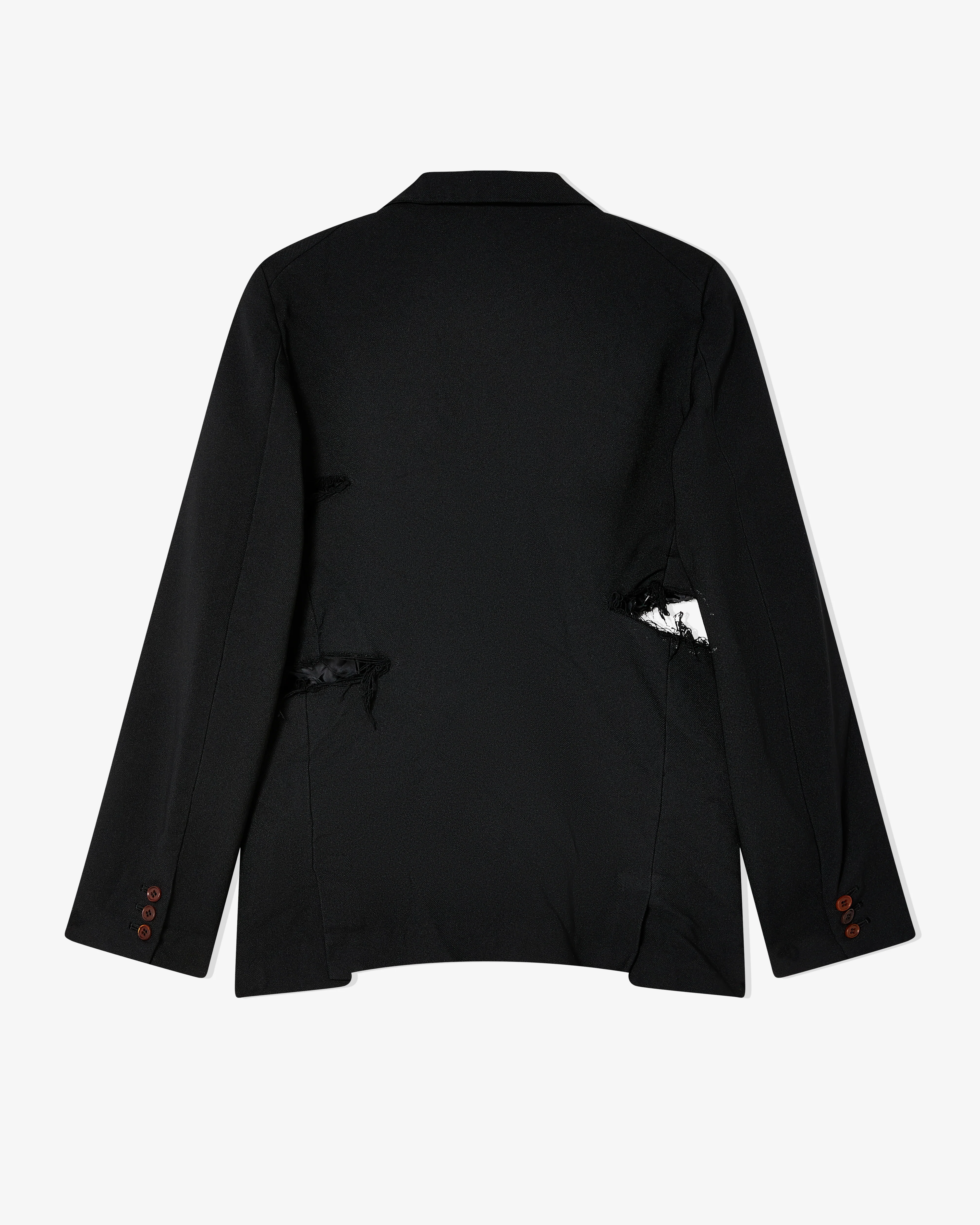 Black Comme des Garçons - Gabardine Garment Treated Jacket - (Black)
