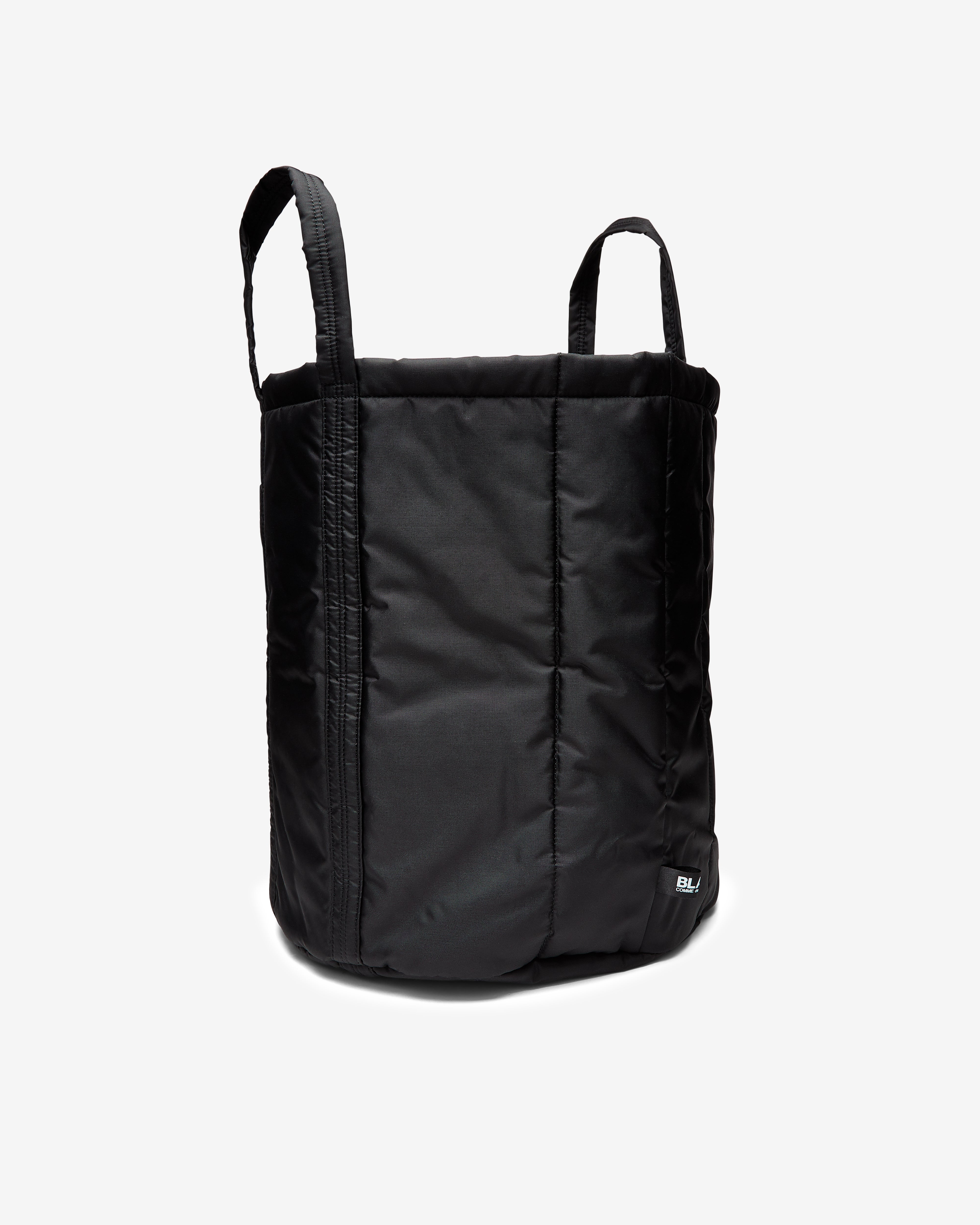 Black Comme des Garçons - Large Circular Tote Bag - (Black)