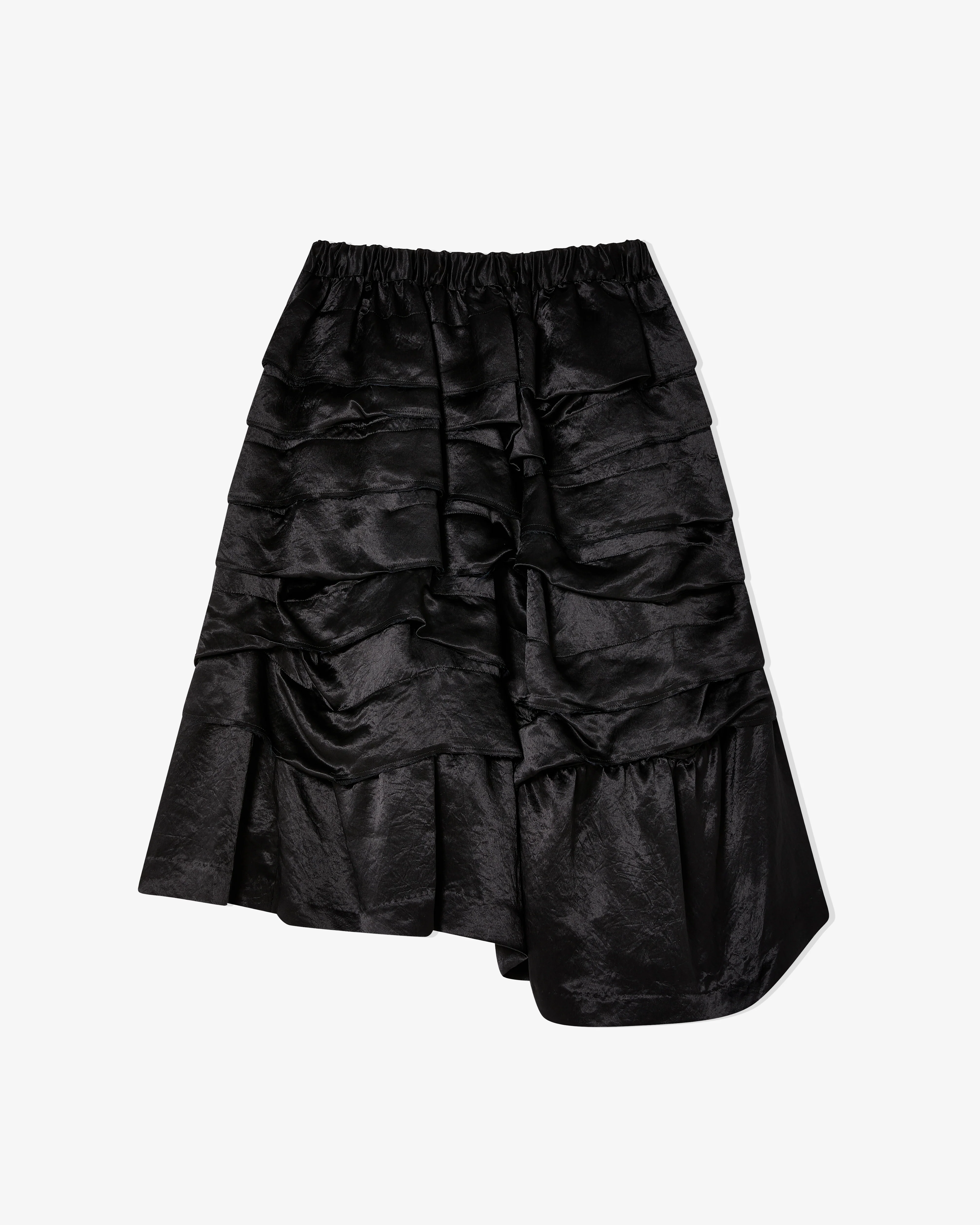 Black Comme des Garçons - Acetate Ruffled Skirt - (Black)