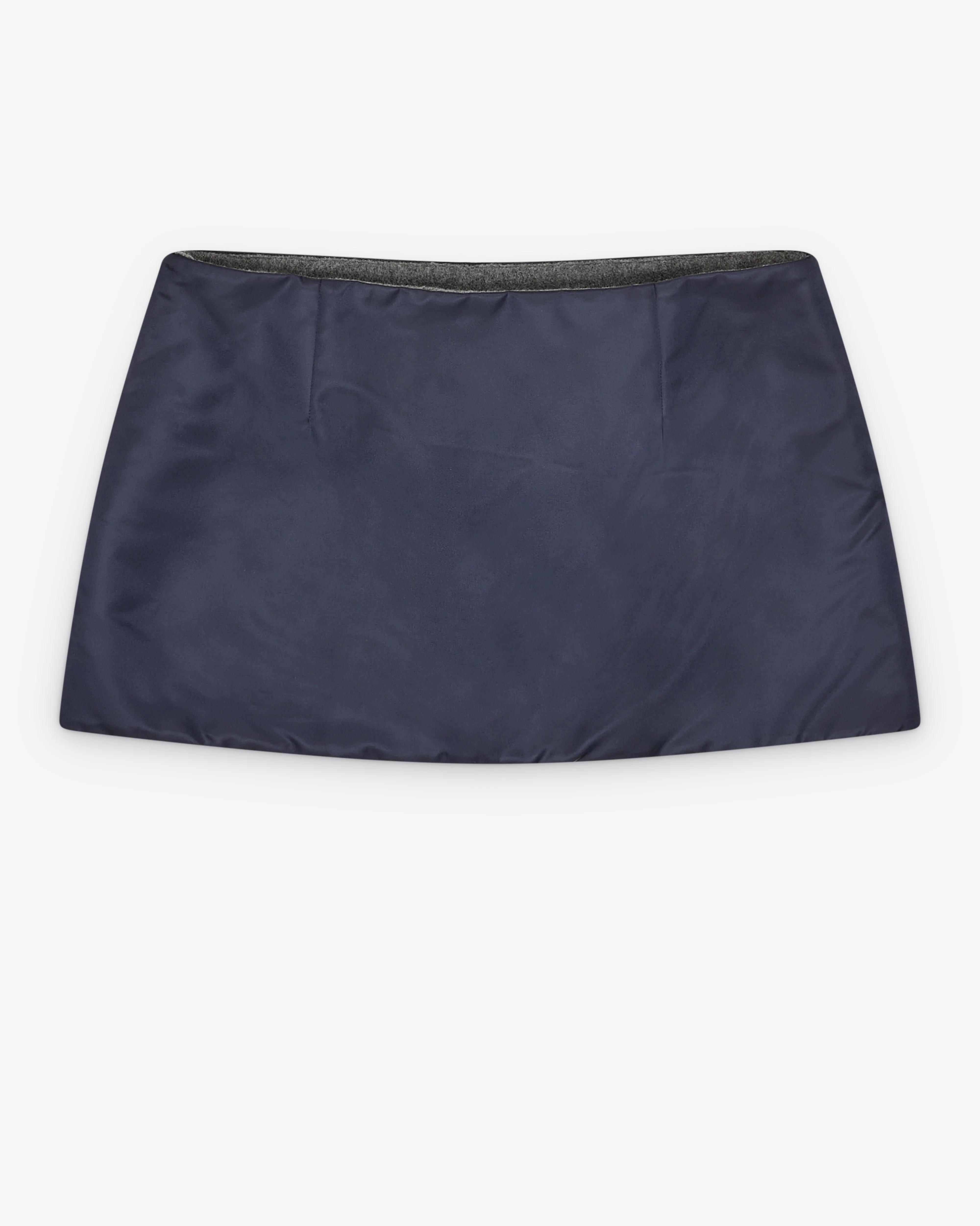 Miu Miu - Women's Logo-Embroidered Skirt - (Navy)