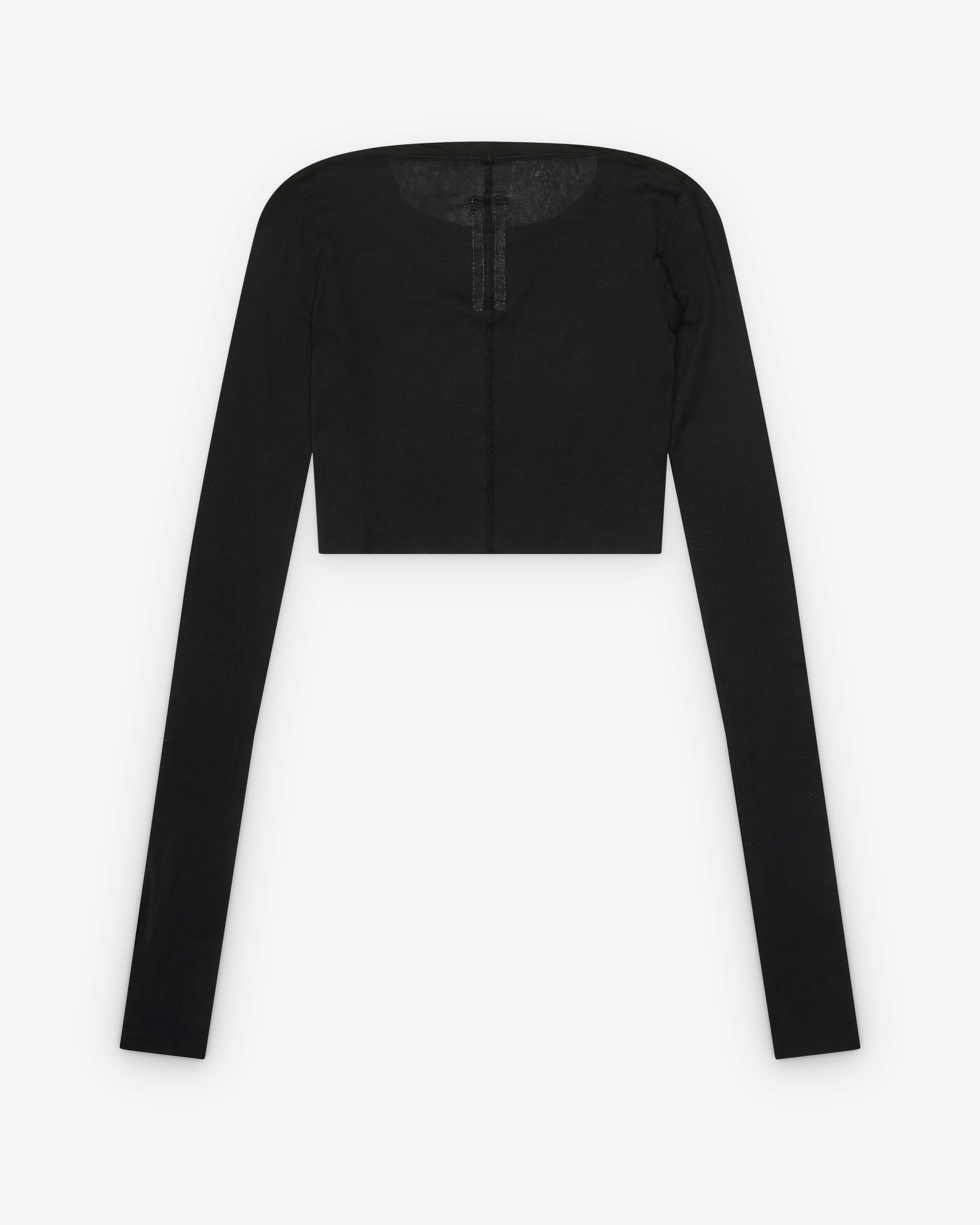 Rick Owens - Women's Long Sleeve Crop T-Shirt - (Black)