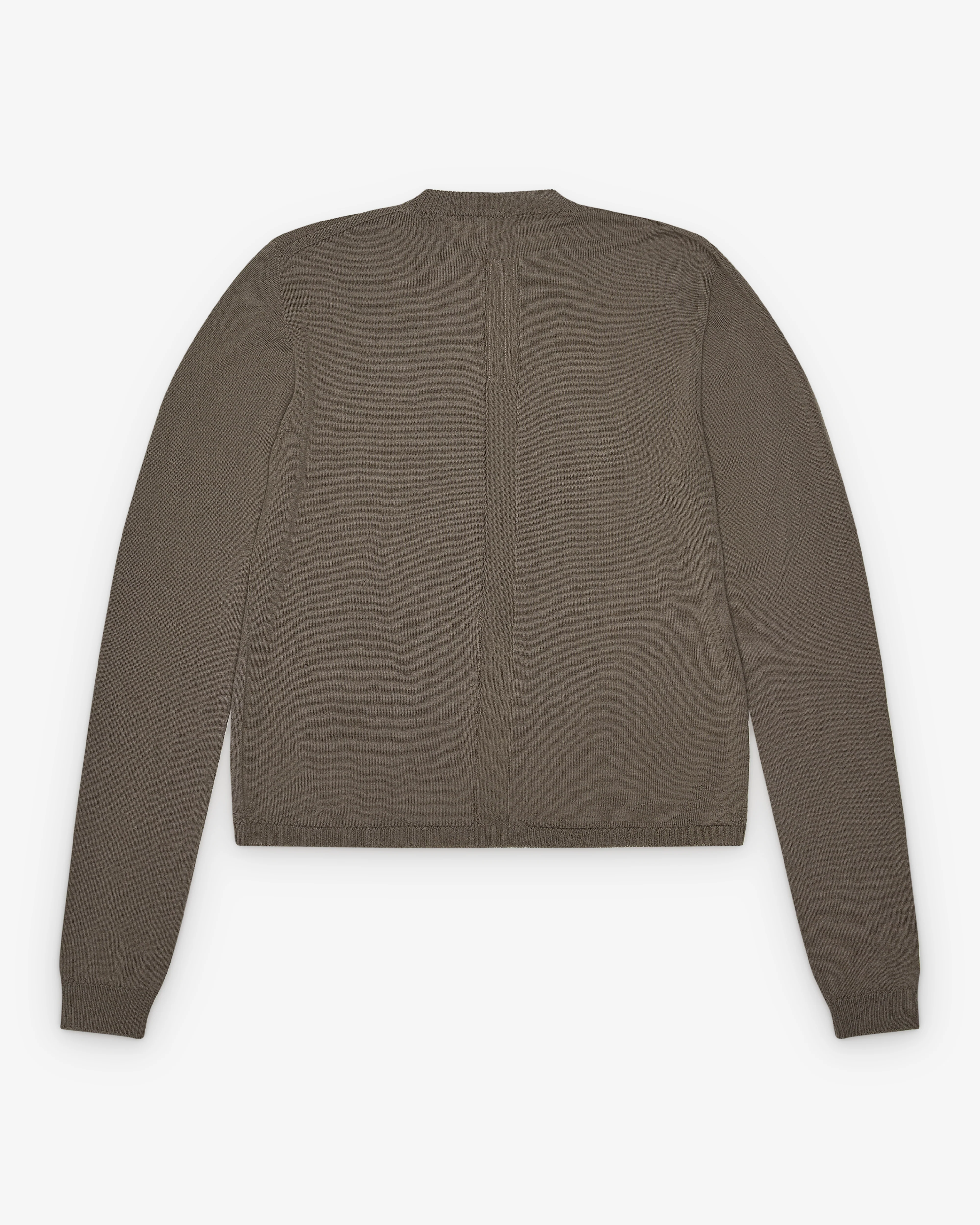 Rick Owens - Men's Cropped Biker Sweater - (Dust)