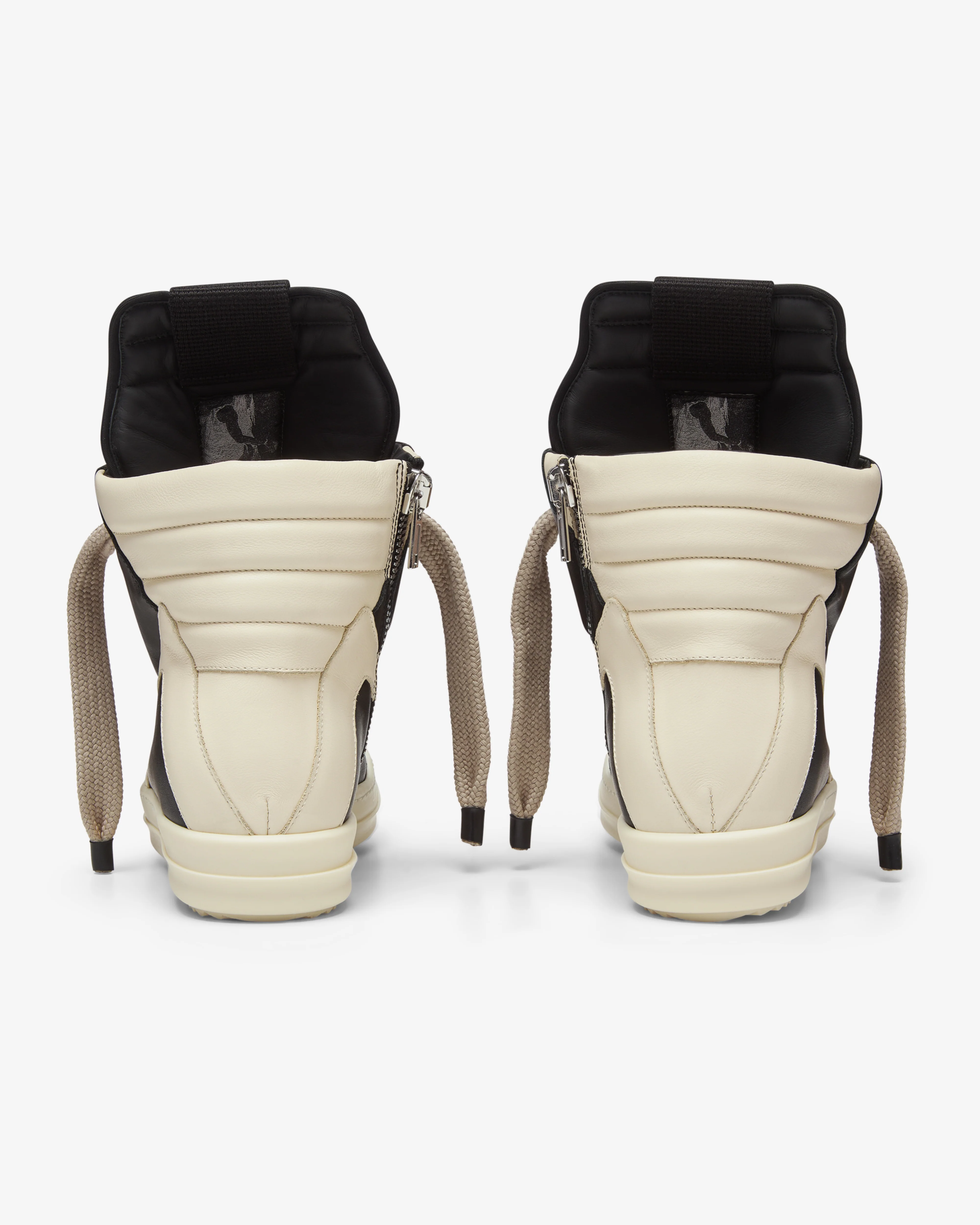 Rick Owens - Men's Jumbolace Geobasket - (Black/Milk)