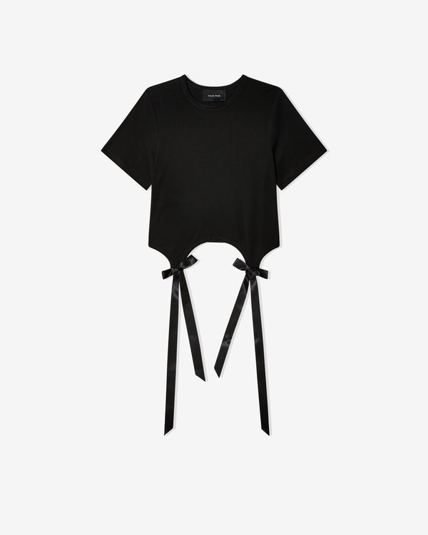 Simone Rocha - Women
s Easy T-Shirt - (Black)