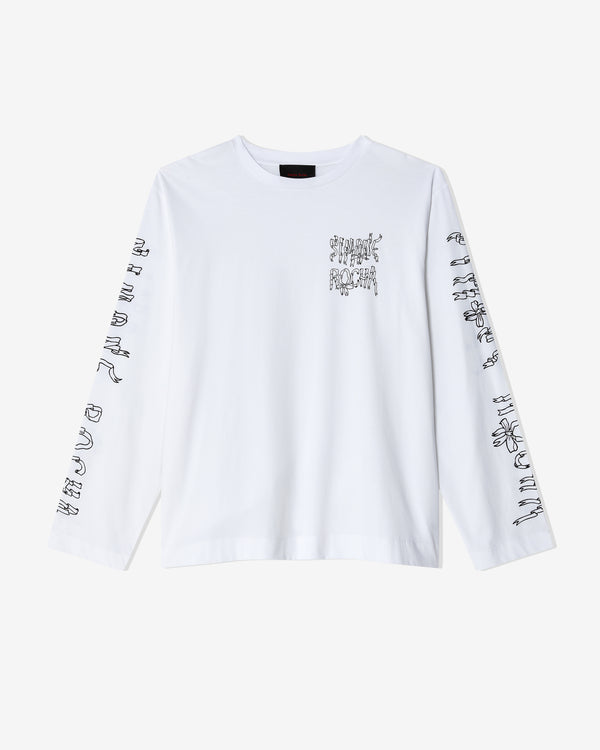 Simone Rocha - Men
s Long Sleeve T-Shirt - (White)