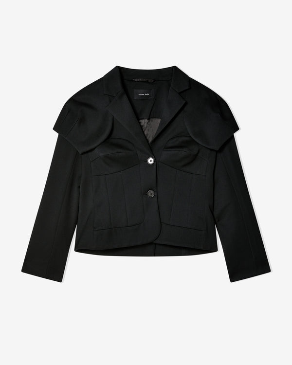 Simone Rocha - Women
s Fitted Bust Detail Jacket - (Black)