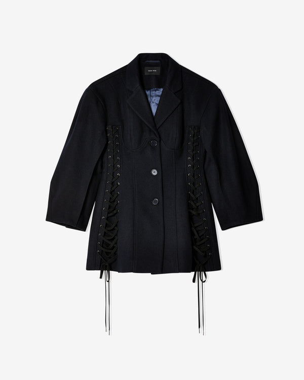 Simone Rocha - Women
s Puff Sleeve Corset Jacket - (Navy)