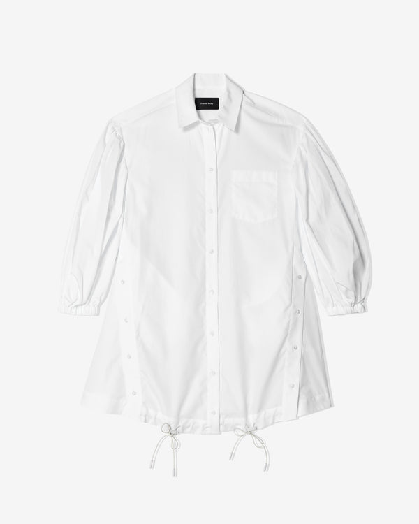 Simone Rocha - Women
s Button Placket Trapeze Shirt Dress