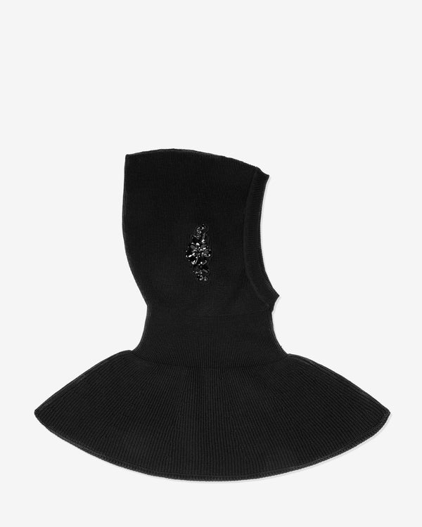 Simone Rocha - Men
s Embellished Pointed Balaclava - (Black)