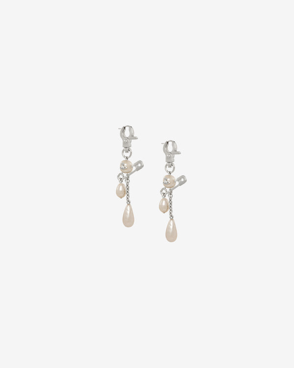 Vivienne Westwood - Claude Long Earrings - (Platinum)