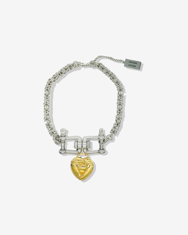 Chopova Lowena - Women
s Hardcore Heart Necklace - (Silver)