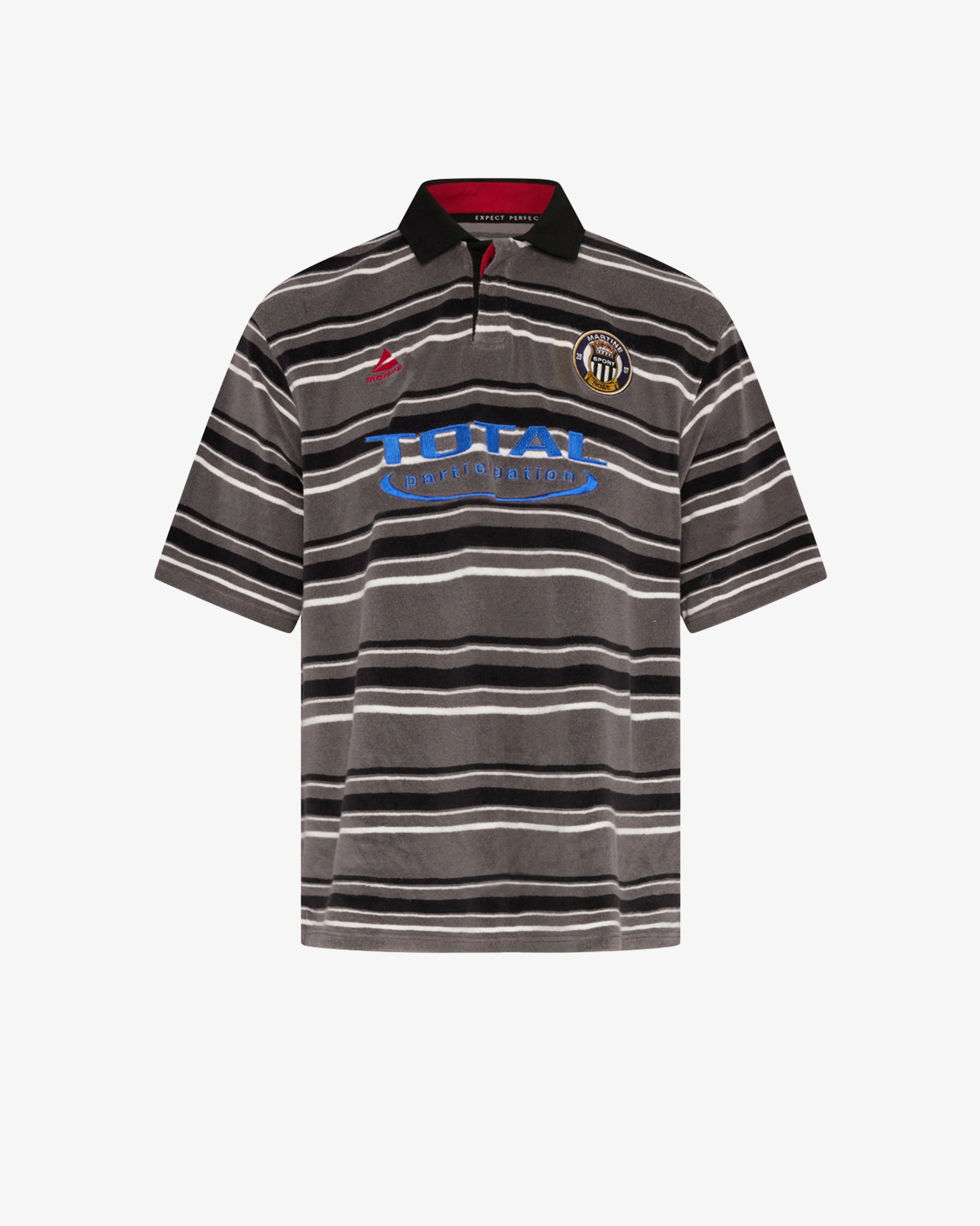 Martine Rose - Men's Oversized Short Sleeve Polo - (Grey)