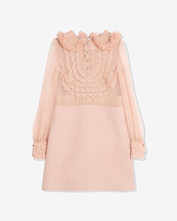 Valentino - Women
s Embroidered Short Dress - (Rose)