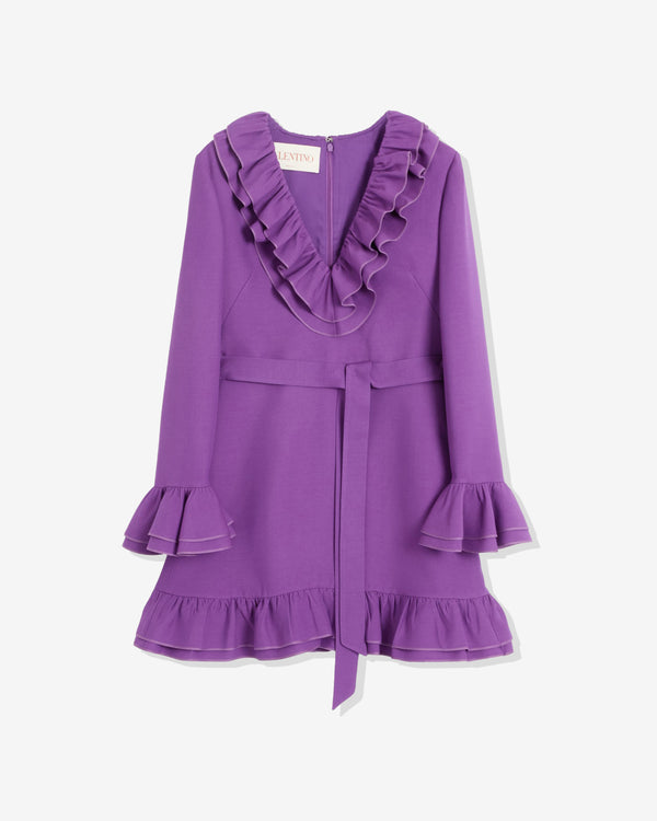 Valentino - Women
s Crepe Couture Short Dress - (Orchid)