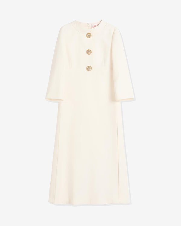 Valentino - Women
s Crepe Couture Midi Dress - (Ivory)