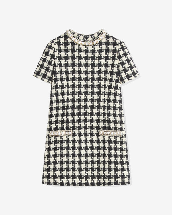 Valentino - Women
s Herringbone Dress - (Ivory/Black)