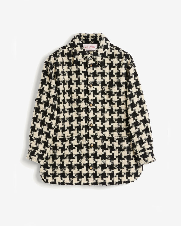 Valentino - Men
s Tweed Jacket - (Ivory/Black)