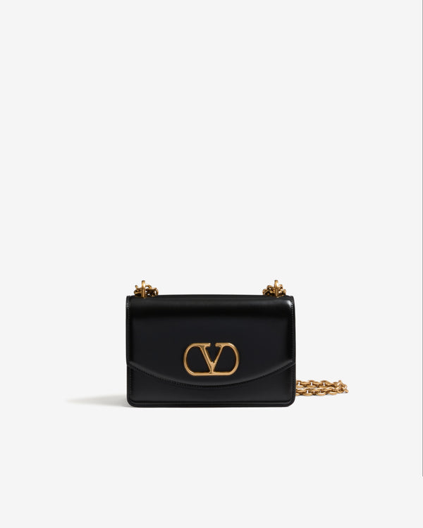 Valentino - Women
s Small Vain Shoulder Bag - (Black)