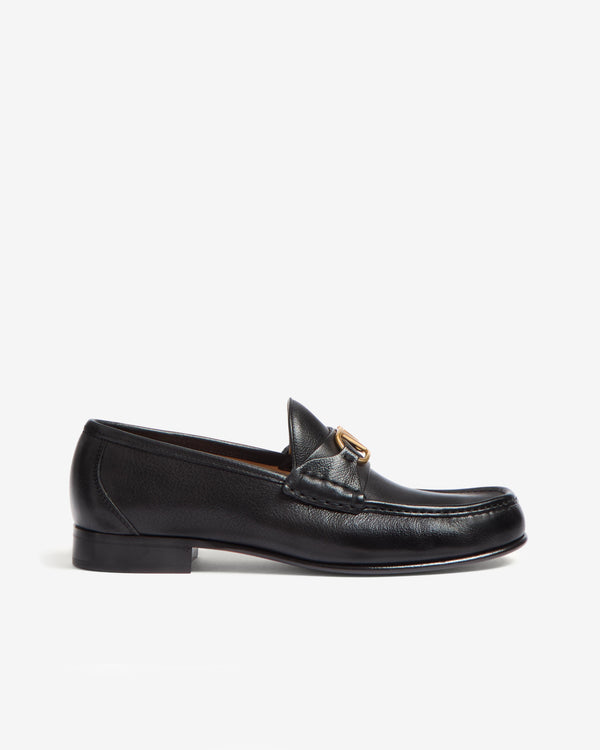 Valentino - Men
s V-Logo Signature Buffalo Loafers - (Black)