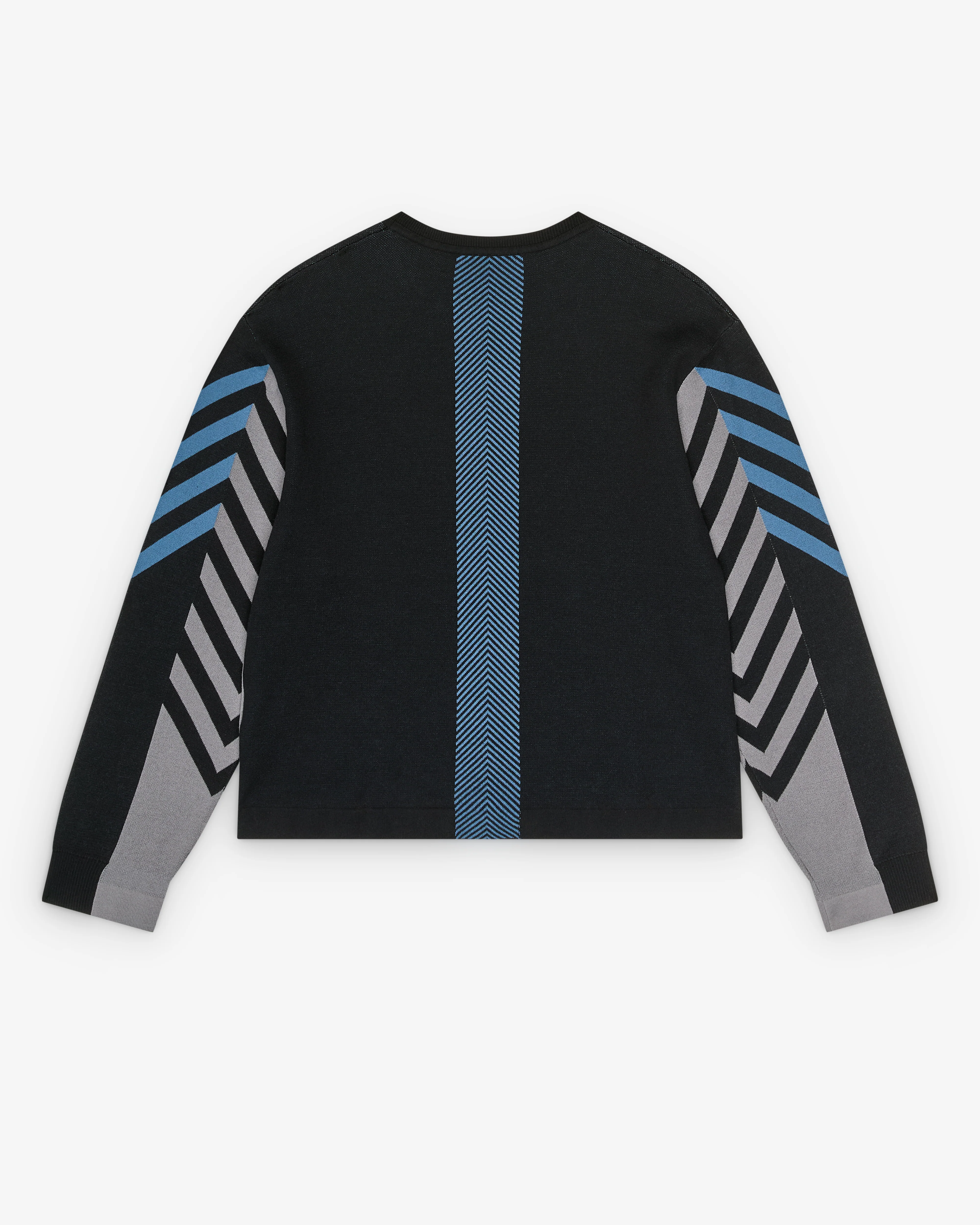 Kiko Kostadinov - Men's Gizi Panelled Jumper - (Black/Grey/Blue)