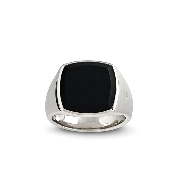 Tom Wood - Cushion Black Onyx Ring