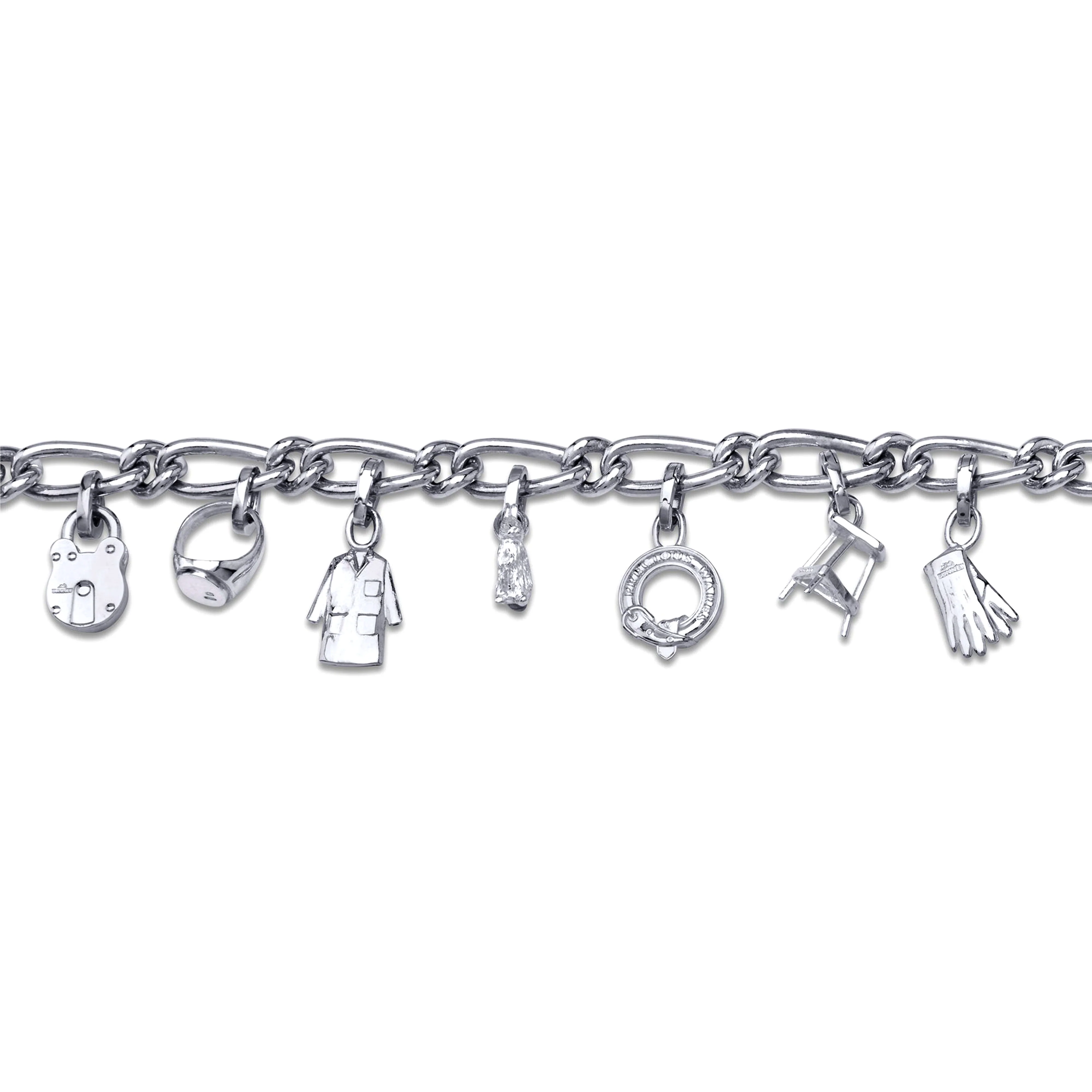 Bunney - Silver Icon Charm Necklace - (Silver)