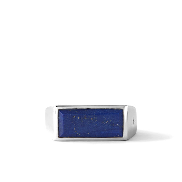 Tom Wood - Peaky Ring Lapis - (Silver)