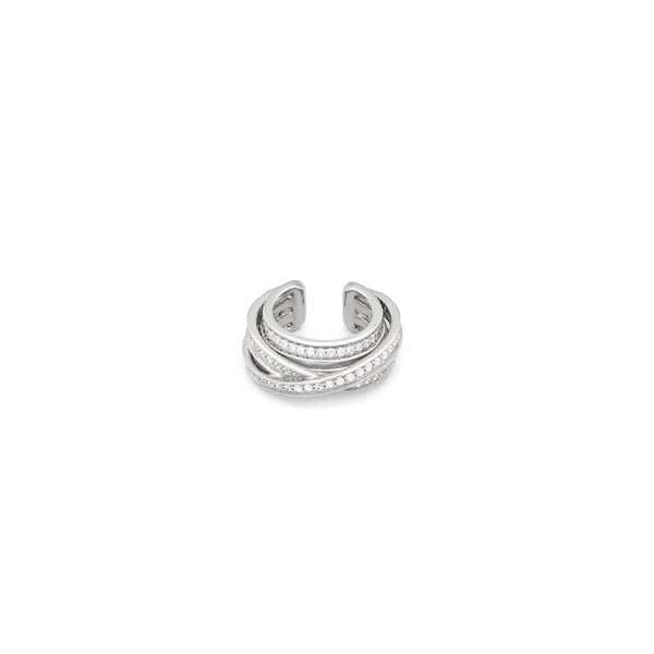 Tom Wood - Orb Ear Cuff - (Silver)