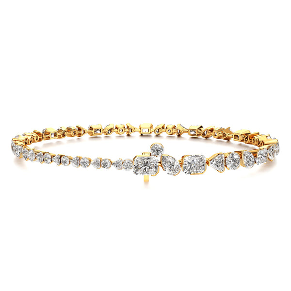 Unsaid - Meta Tennis Bracelet - (Diamond)