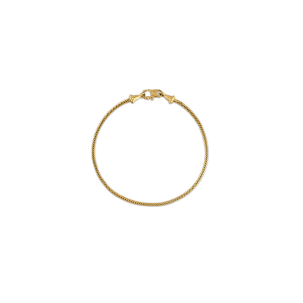 Prounis - Duo Loop-in-Loop Chain Bracelet - (Yellow Gold)