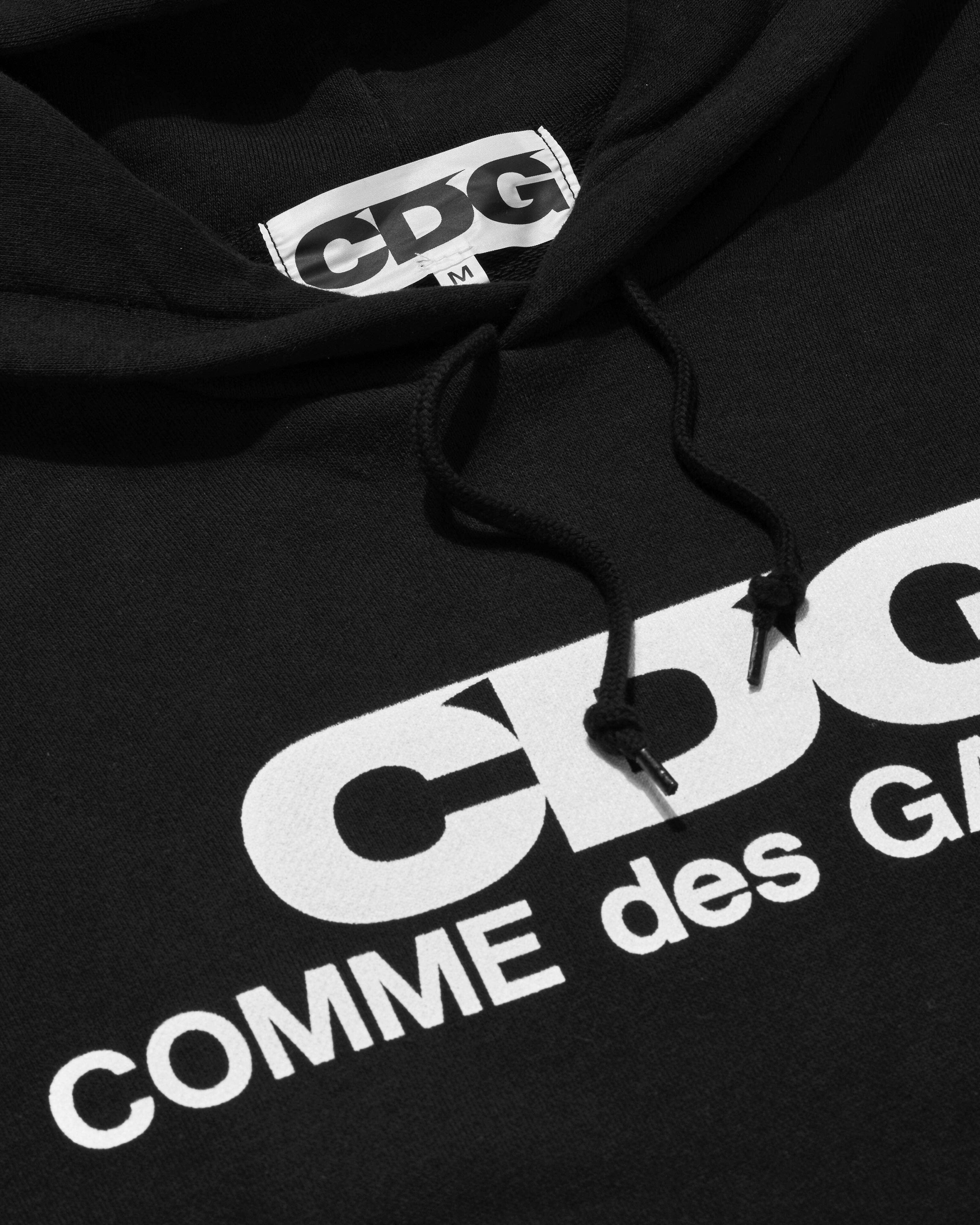 CDG - Logo Hooded Sweatshirt - (Black)
